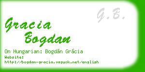 gracia bogdan business card